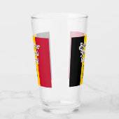 Belgische Nationalfeiertag-Fahne Glas (Links)