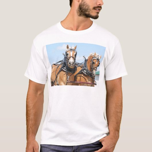 Belgische Pferde T-Shirt (Vorderseite)