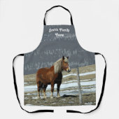 Belgische Pferdewanderung in Paddock-Schürze Schürze (Vorderseite)
