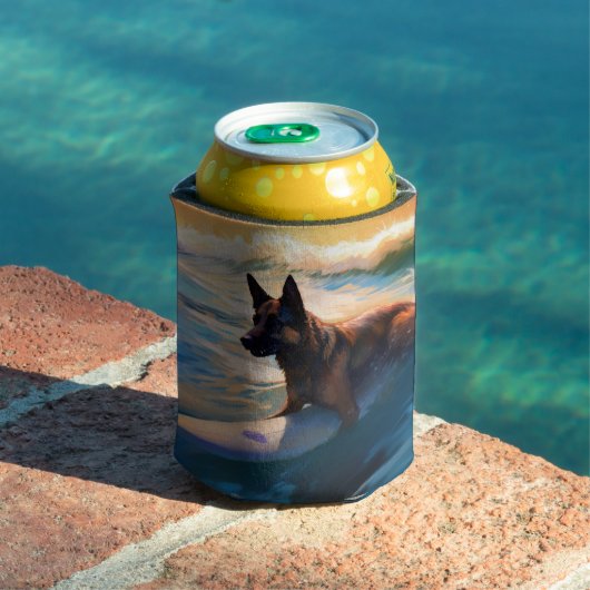 Belgische Schäfer-Strandmalerei Dosenkühler (In Situ Pool)