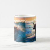 Belgische Schäfer-Strandmalerei Kaffeetasse (Mittel)