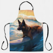 Belgische Schäfer-Strandmalerei Schürze (Vorderseite)