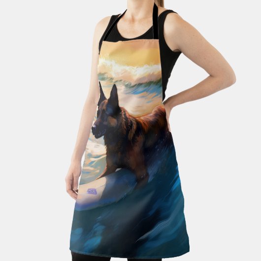 Belgische Schäfer-Strandmalerei Schürze (InSitu)