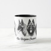 Belgische Schäfer Tervuren Malinois Groenendael Tasse (Zentrum)