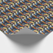 Belgische Schäferhunde Pumpkin Halloween Funny Geschenkpapier (Ecke)