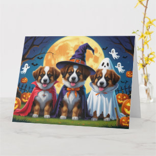 Belgische Schäferhunde Pumpkin Halloween Funny Karte