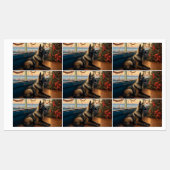 Belgische Schäferweihnachtsfahrt: Feierabend Etiketten (Blatt)