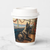 Belgische Schäferweihnachtsfahrt: Feierabend Pappbecher (Rückseite)