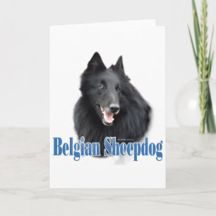 Belgische Schafname Feiertagskarte