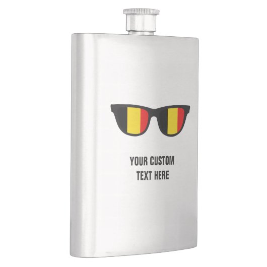 Belgische Schattenflasche Flachmann (Rechts)