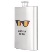 Belgische Schattenflasche Flachmann (Links)