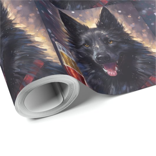 Belgische Scheune Geschenkpapier (Rolleneckpunkt)