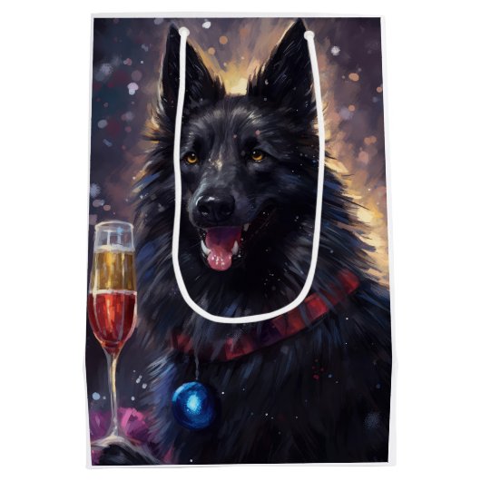 Belgische Scheune Mittlere Geschenktüte (Rückseite)