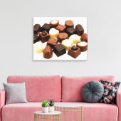 Belgische Schokolade Leinwanddruck (Insitu (Wohnzimmer))