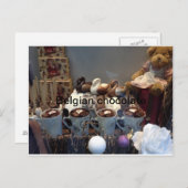 belgische Schokolade Postkarte (Vorne/Hinten)