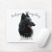 Belgische Sheepdog-Mama 2 Mousepad (Mit Mouse)