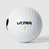 Belgische Sheepdog-Silhouette Golfball (Logo)