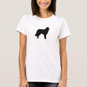 Belgische Silhouette Tervuren Dog Rasse T-Shirt