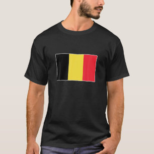 Belgische Sportartikel: Love Belgium Flag Patrioti T-Shirt