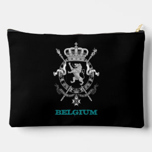 Belgische Tasche, belgisches Wappen / Flagge Zubehörtasche