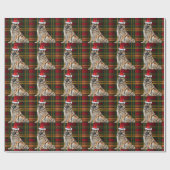 Belgische Tervuren Dog und Holiday Kariert Weihnac Geschenkpapier (Flach)
