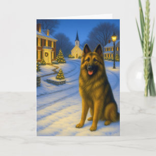 Belgische Tervuren-Feiertagskarte Feiertagskarte