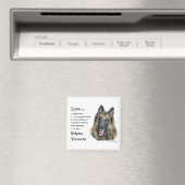 Belgische Tervuren-Geschenke Magnet (In Situ (Geschirrspüler))