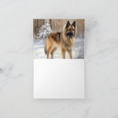 Belgische Tervuren lassen es Weihnachten Karte (Innenseite)