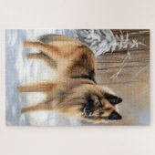 Belgische Tervuren lassen es Weihnachten Puzzle (Horizontal)