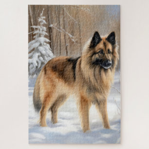 Belgische Tervuren lassen es Weihnachten Puzzle