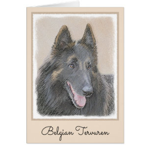 Belgische Tervuren Malerei - Niedliche Original Hu