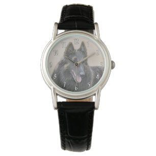 Belgische Tervuren Malerei - Niedliche Original Hu Armbanduhr