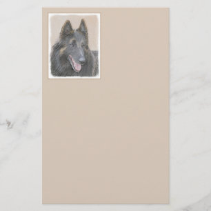 Belgische Tervuren Malerei - Niedliche Original Hu Briefpapier