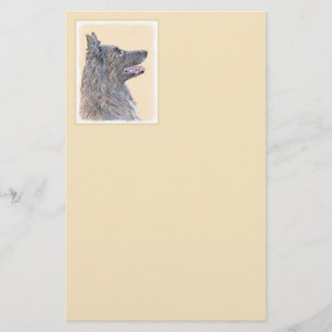 Belgische Tervuren Malerei - Niedliche Original Hu Briefpapier