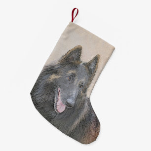 Belgische Tervuren-Malerei - Niedliche Original Hu Kleiner Weihnachtsstrumpf