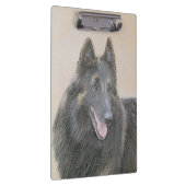 Belgische Tervuren Malerei - Niedliche Original Hu Klemmbrett (Rechts)