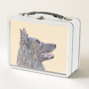 Belgische Tervuren Malerei - Niedliche Original Hu Metall Brotdose