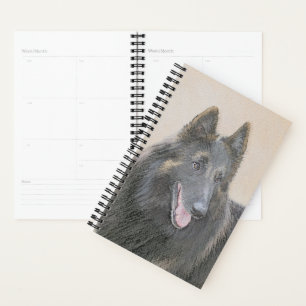 Belgische Tervuren Malerei - Niedliche Original Hu Planer