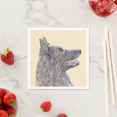 Belgische Tervuren Malerei - Niedliche Original Hu Serviette (Beispiel)