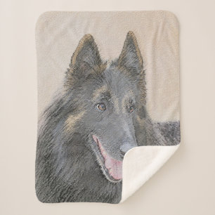 Belgische Tervuren Malerei - Niedliche Original Hu Sherpadecke