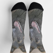 Belgische Tervuren Malerei - Niedliche Original Hu Socken (Oben)