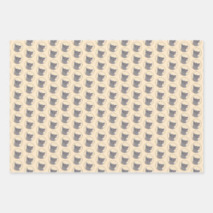 Belgische Tervuren-Malerei - Süße originale Hundek Geschenkpapier Set
