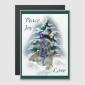 Belgische Tervuren Weihnachten Magnetkarte (Vorne/Hinten)