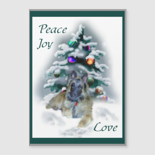 Belgische Tervuren Weihnachten Magnetkarte