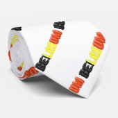 Belgische Textflagge Krawatte (Gerollt)