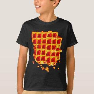 Belgische Waffelsirup Frühstücks-Lebensmittel Snac T-Shirt