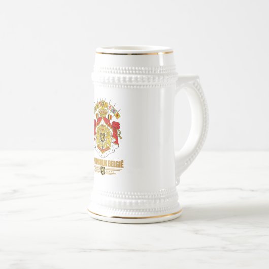 Belgische Wappen 2 Bierglas (VorderseiteRechts)