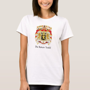 Belgische Wappen-Coat Die Roten Teufel T - Shirt