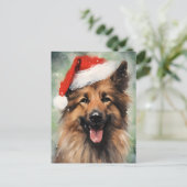 Belgische Weihnachtsmalerei Tervuren Postkarte (Stehend Vorderseite)