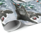 Belgische Weihnachtszeit Geschenkpapier (Rolleneckpunkt)